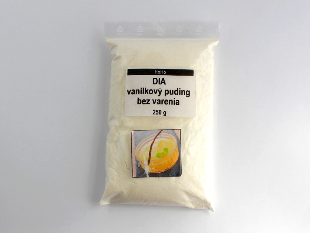 DIA vanilkovy puding bez varenia